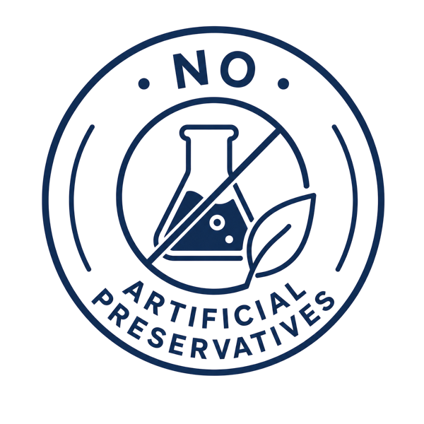 No artificial preservatives