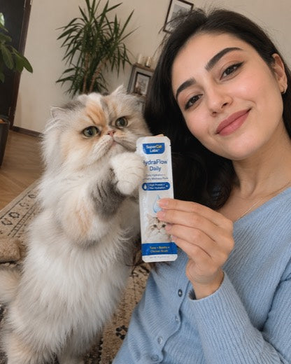 Nala with SuperCat sachet