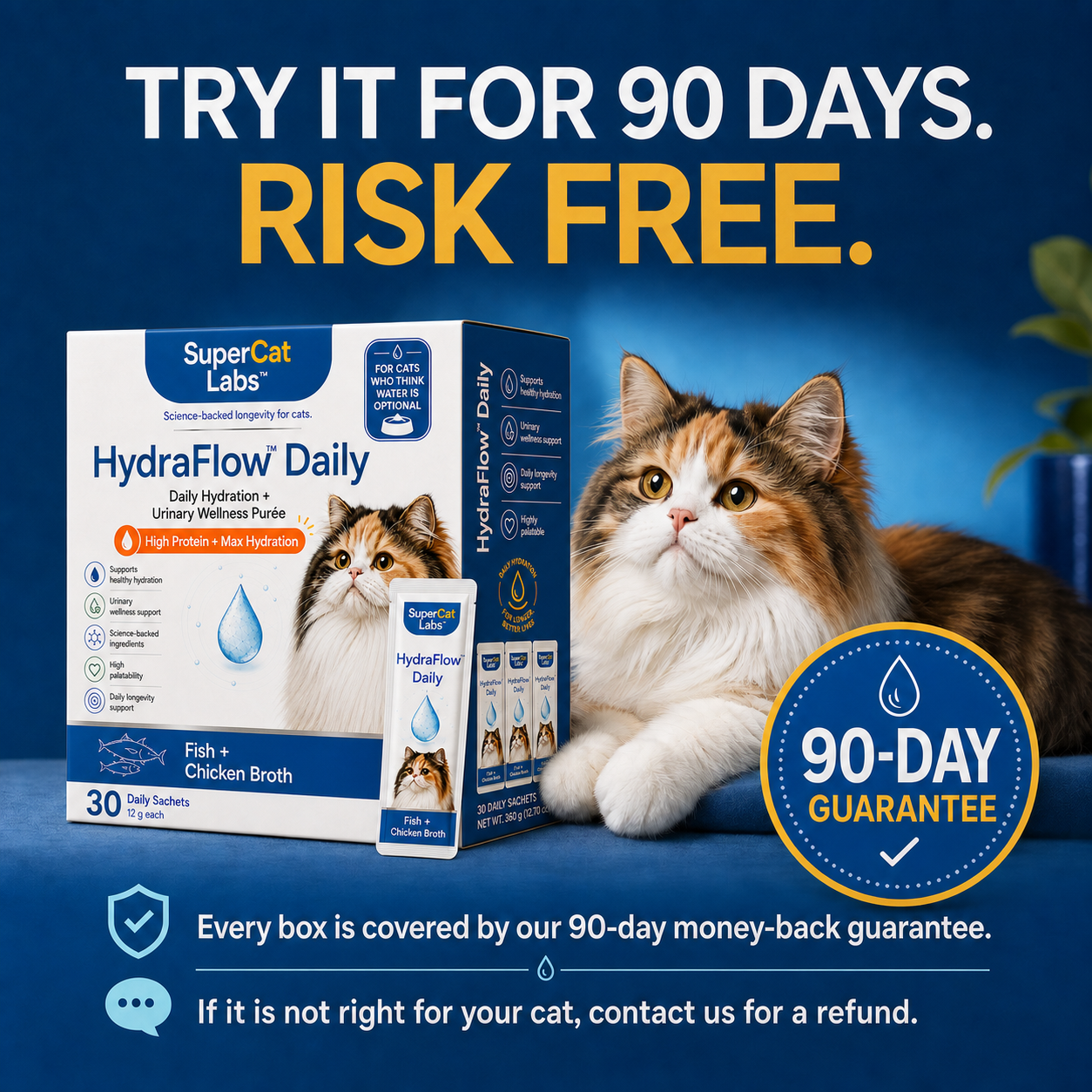 90-day money-back guarantee